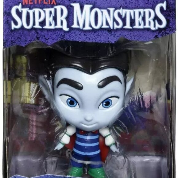 Netflix Super Monsters Drac Shadows Collectible 4-inch Figure Ages 3 and Up - Picture 1 of 1